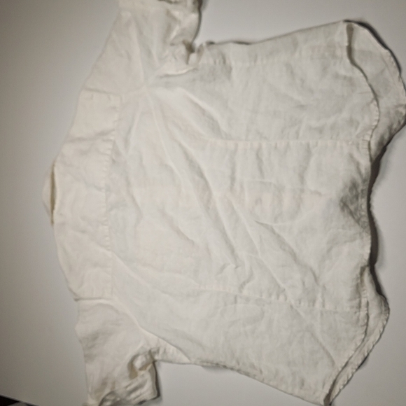 Tommy Hilfiger Women  100% Linen Button down Shirt Size 1X - Picture 8 of 10